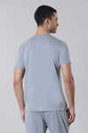 T-shirt a maniche corte in jersey stretch premium quality con logo