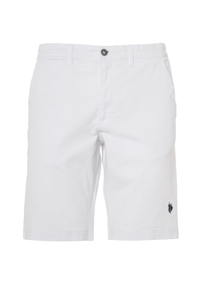 Pantalone corto chino da uomo in cotone stretch