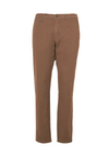 Pantalone chino in misto lino e cotone stretch