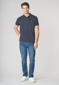 Polo shirt a maniche corte in cotone piquet