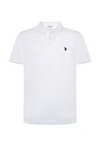 Polo shirt a maniche corte in cotone premium quality con logo