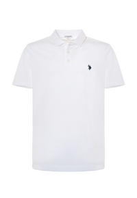 Polo shirt a maniche corte in cotone premium quality con logo
