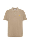 Polo shirt a maniche corte in cotone melange premium quality con logo
