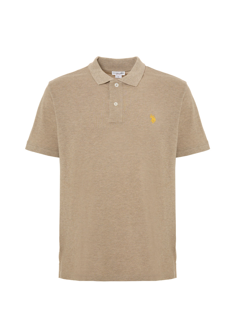 Polo shirt a maniche corte in cotone melange premium quality con logo