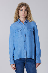 Camicia in tencel morbido tessuto tencel