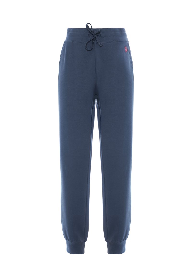Pantalone sportivo french terry in cotone stretch
