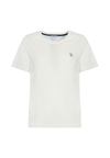 T-shirt girocollo a maniche corte in misto cotone e viscosa premium quality
