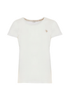 T-shirt girocollo a maniche corte in cotone light jersey