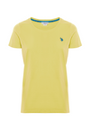 T-shirt girocollo a maniche corte in cotone light jersey