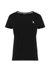 T-shirt girocollo a maniche corte in cotone light jersey