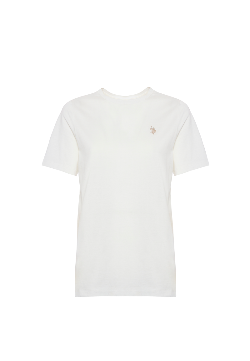 T-shirt girocollo a maniche corte in cotone premium quality
