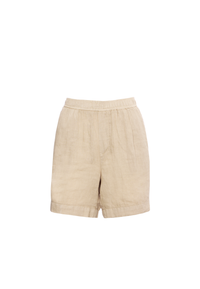 Pantalone corto in lino