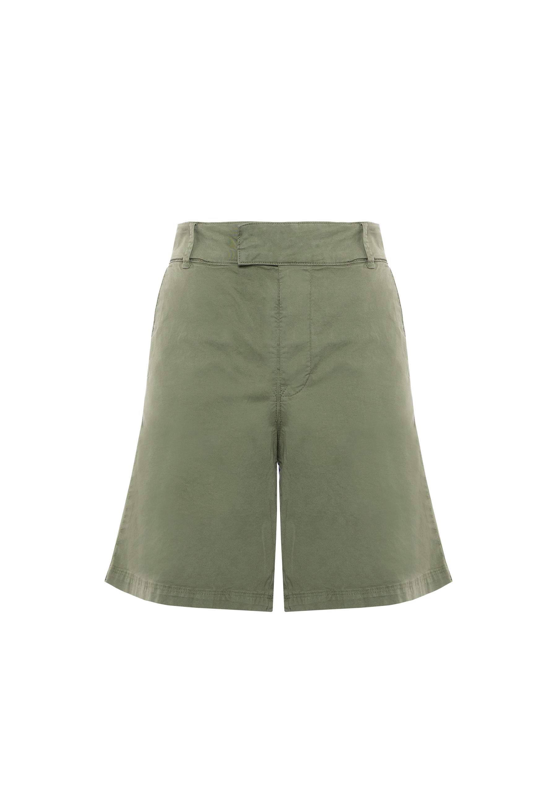 Pantalone corto in cotone gabardine
