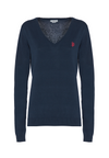 Maglia con scollo a V in cotone light