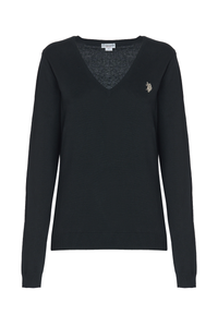 Maglia con scollo a V in cotone light