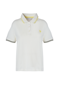 Polo a maniche corte vestibilità regular in cotone micropiquet stretch