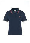 Polo shirt a maniche corte vestibilità regular in cotone micropiquet stretch