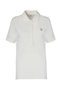 Polo shirt a maniche corte in cotone micropiquet stretch
