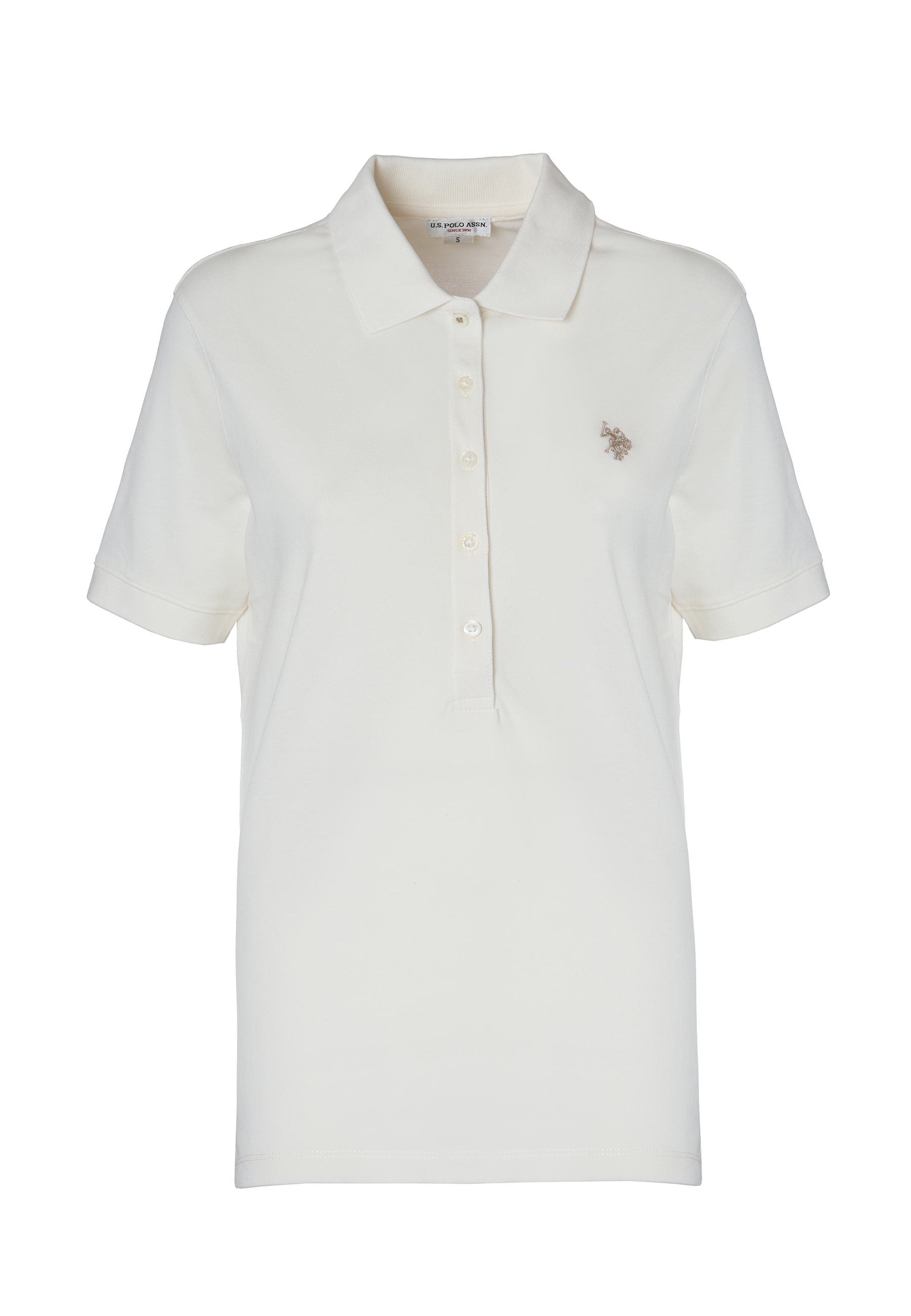 Polo shirt a maniche corte in cotone micropiquet stretch