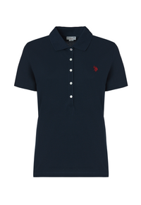 Polo shirt a maniche corte in cotone micropiquet stretch