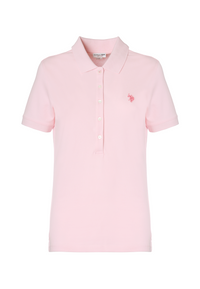 Polo a maniche corte in cotone micropiquet stretch