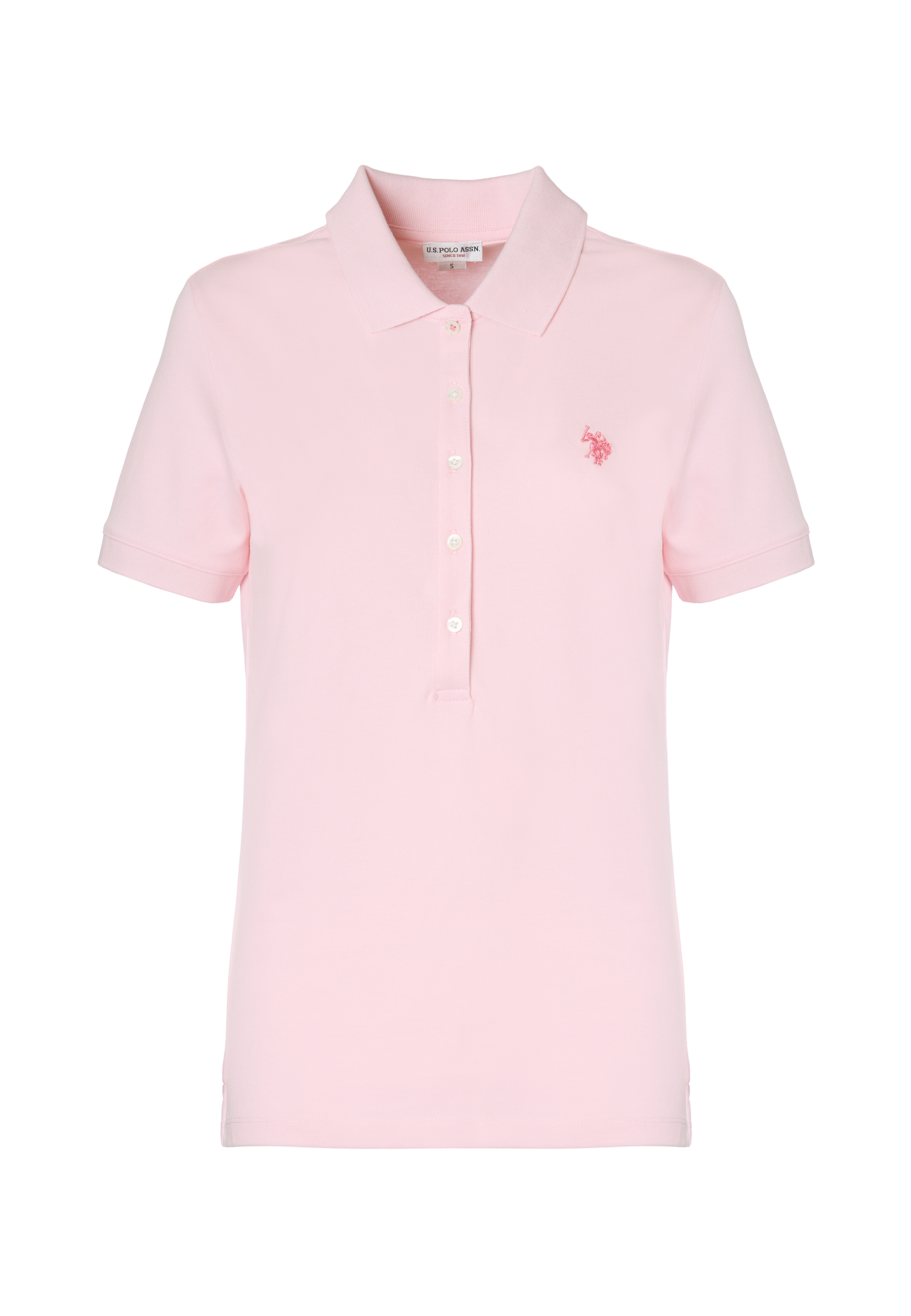 Polo a maniche corte in cotone micropiquet stretch