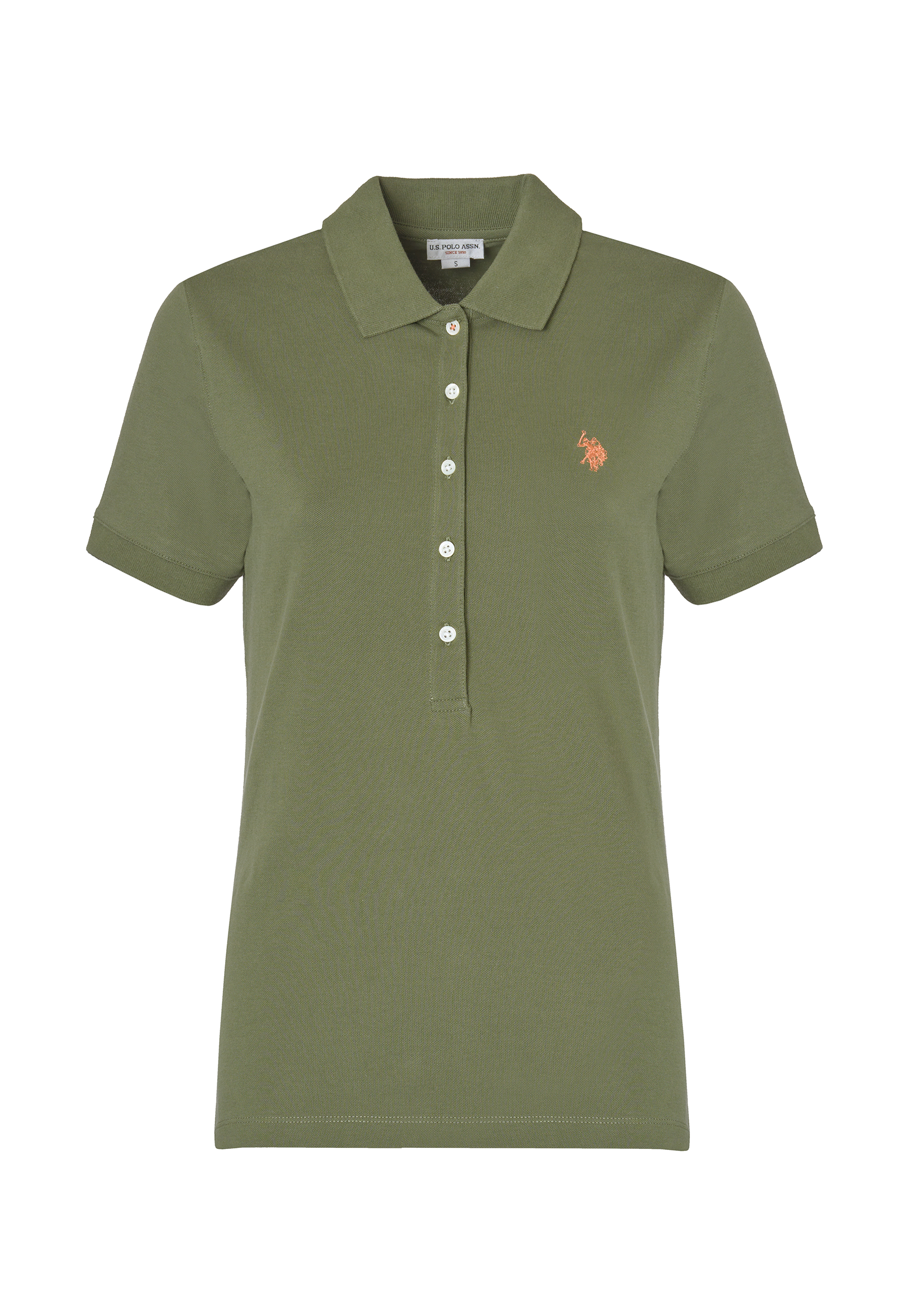 Polo shirt a maniche corte in cotone micropiquet stretch