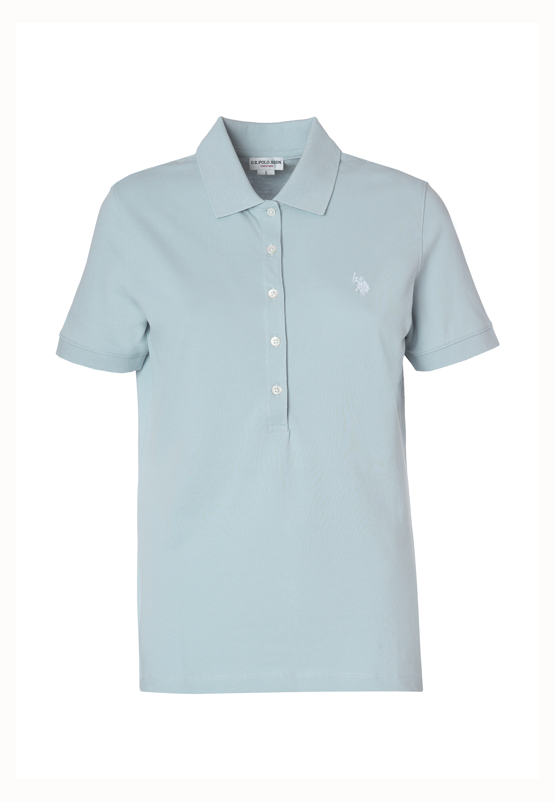 Polo a maniche corte in cotone micropiquet stretch