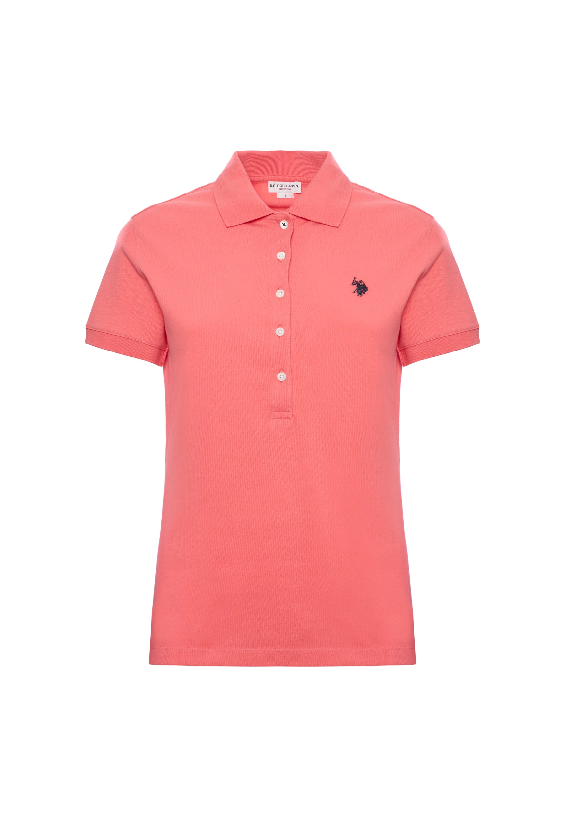 Polo a maniche corte in cotone micropiquet stretch