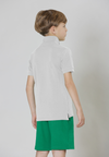 Polo shirt a maniche corte in cotone piquet con logo