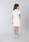 Abito a maniche corte in cotone stretch