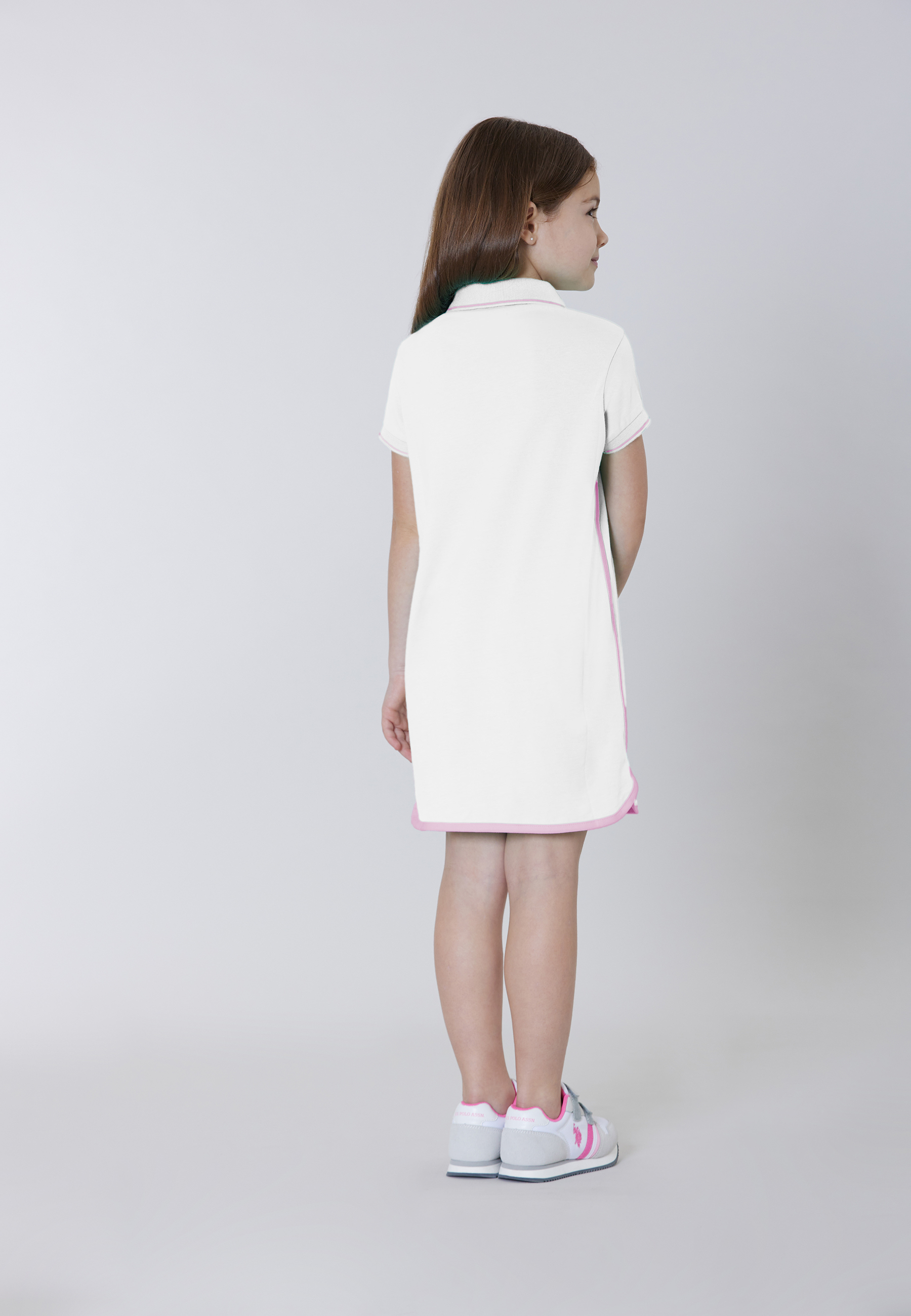 Abito a maniche corte in cotone stretch