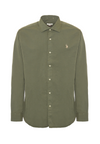 Camicia in cotone overdyed