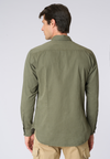 Camicia in cotone overdyed