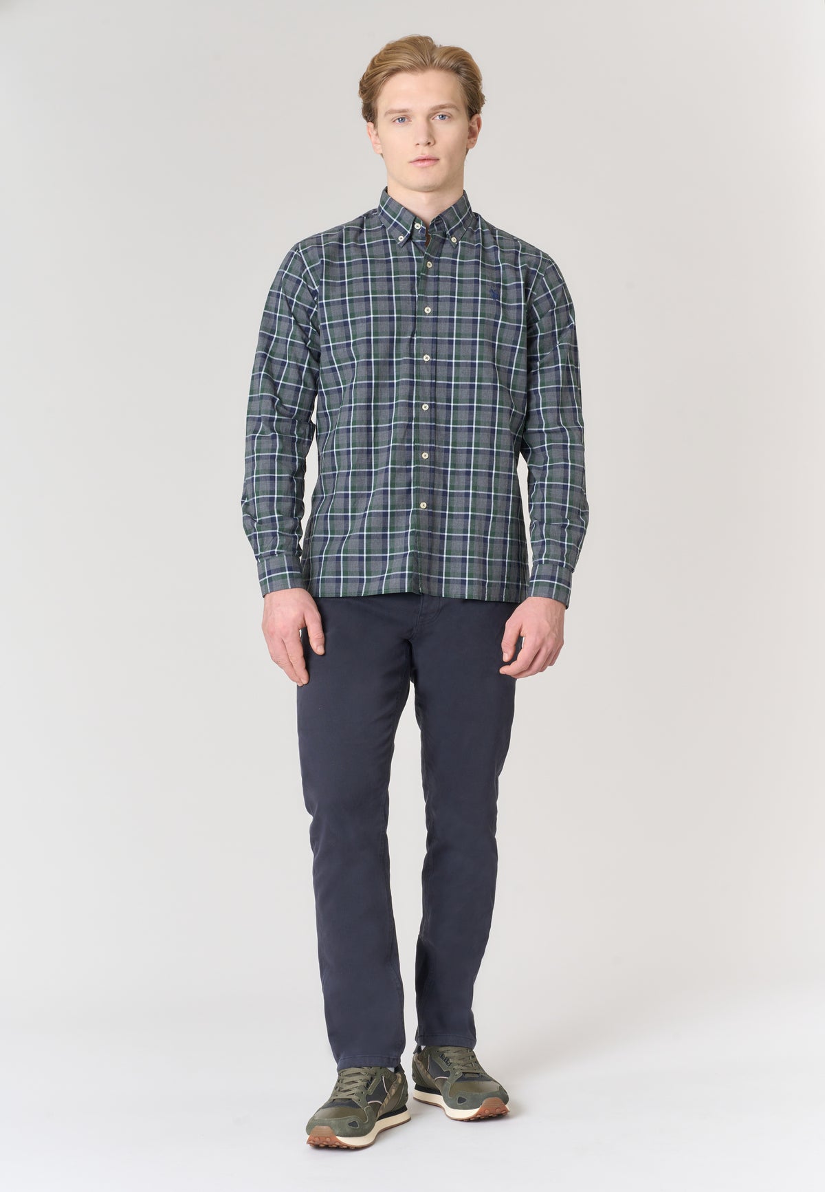 Camicia in cotone a quadri