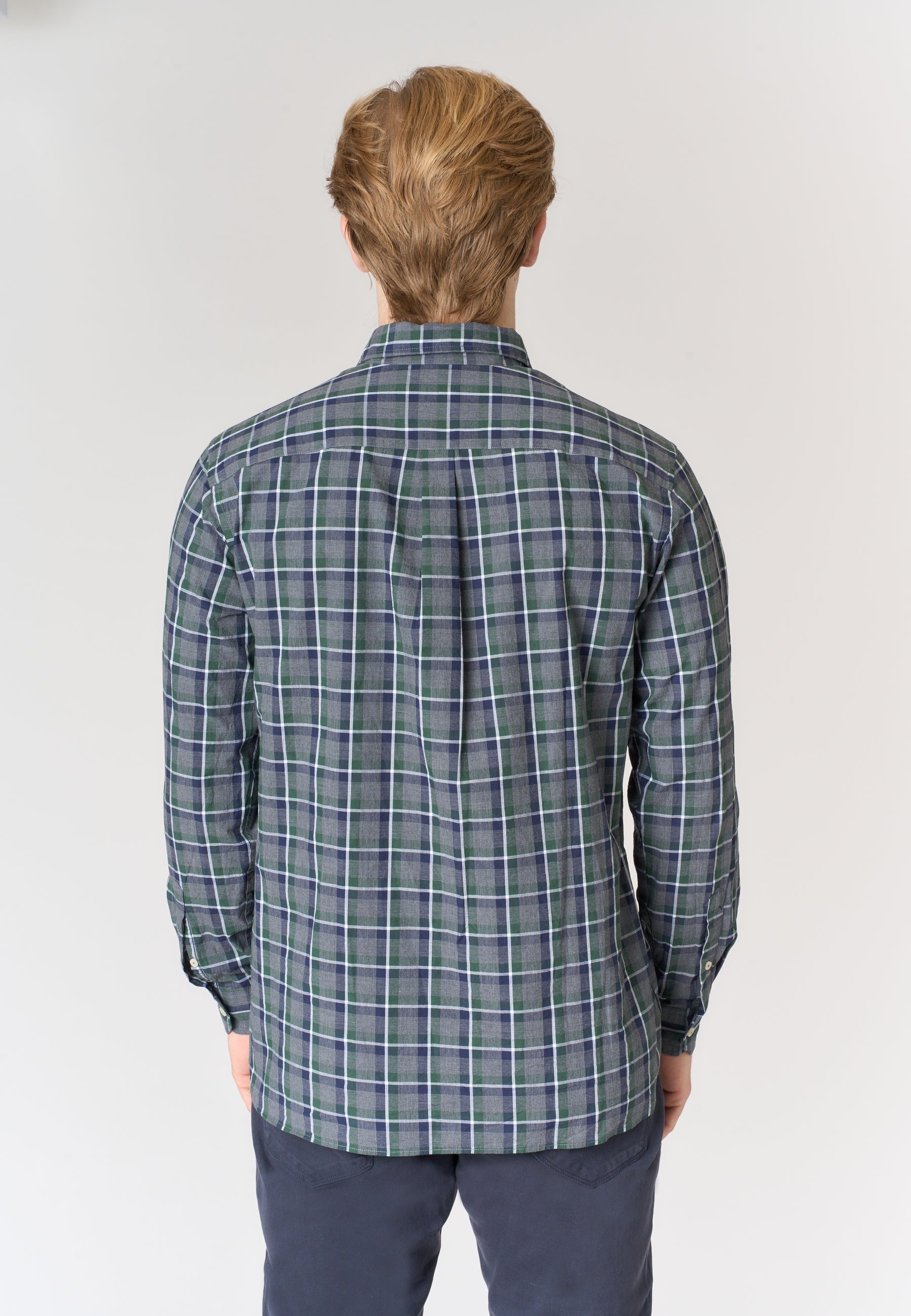 Camicia in cotone a quadri