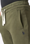 Pantalone sportivo in caldo cotone con logo
