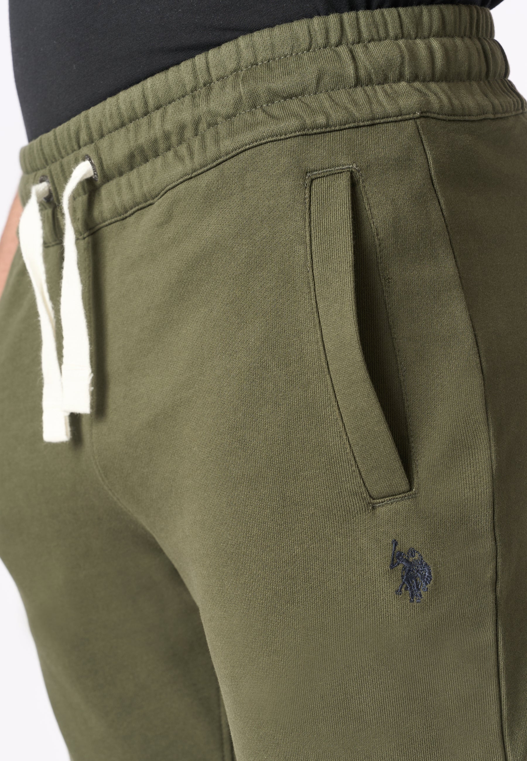 Pantalone sportivo in caldo cotone con logo