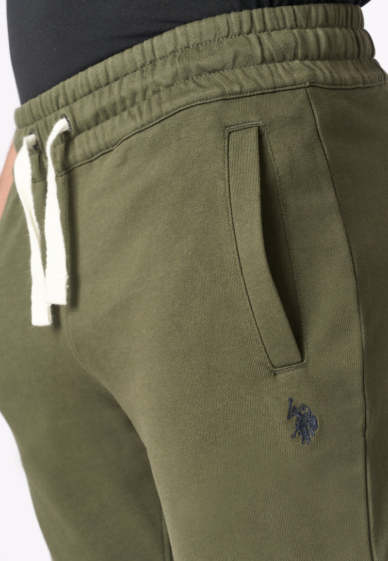 Pantalone sportivo in caldo cotone con logo