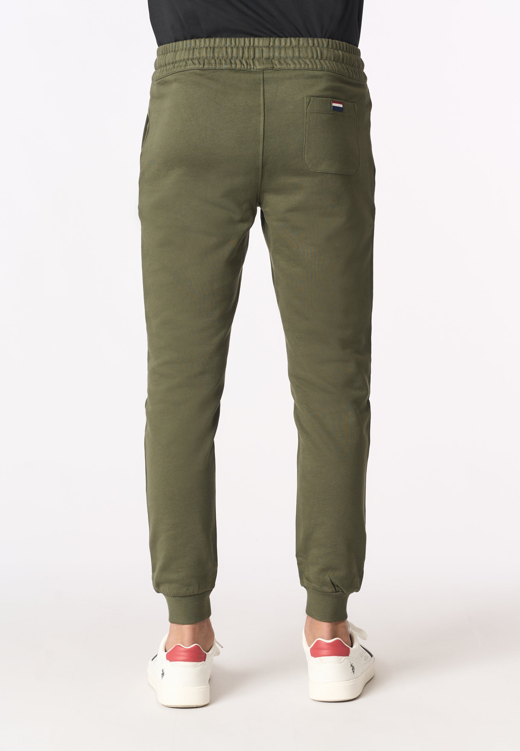 Pantalone sportivo in caldo cotone con logo