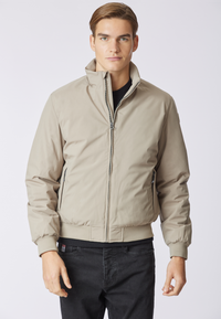 Giacca bomber imbottita con logo