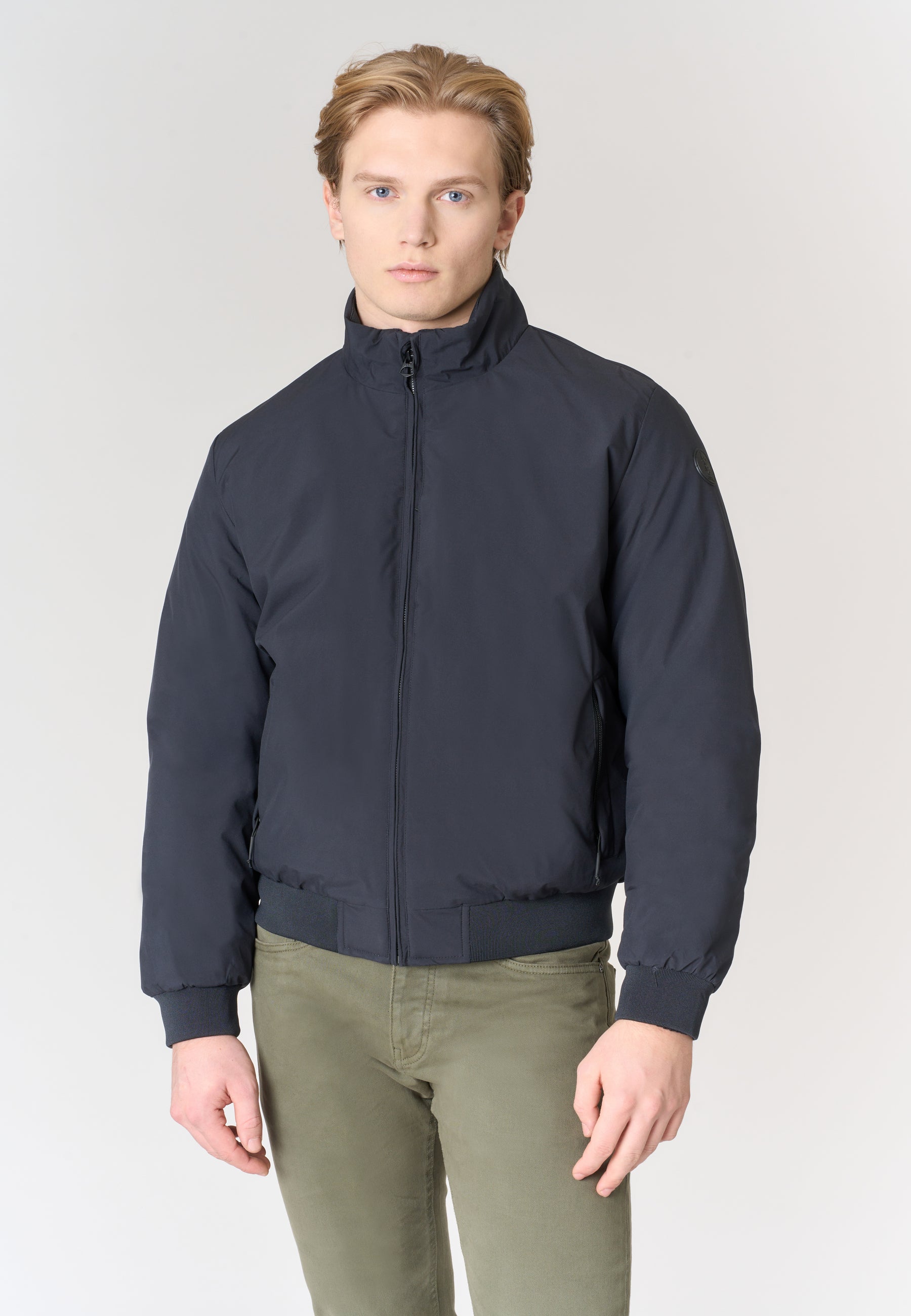 Giacca bomber imbottita con logo
