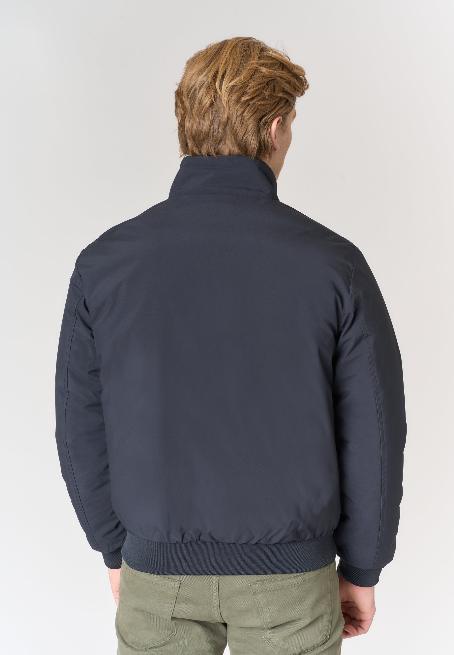 Giacca bomber imbottita con logo