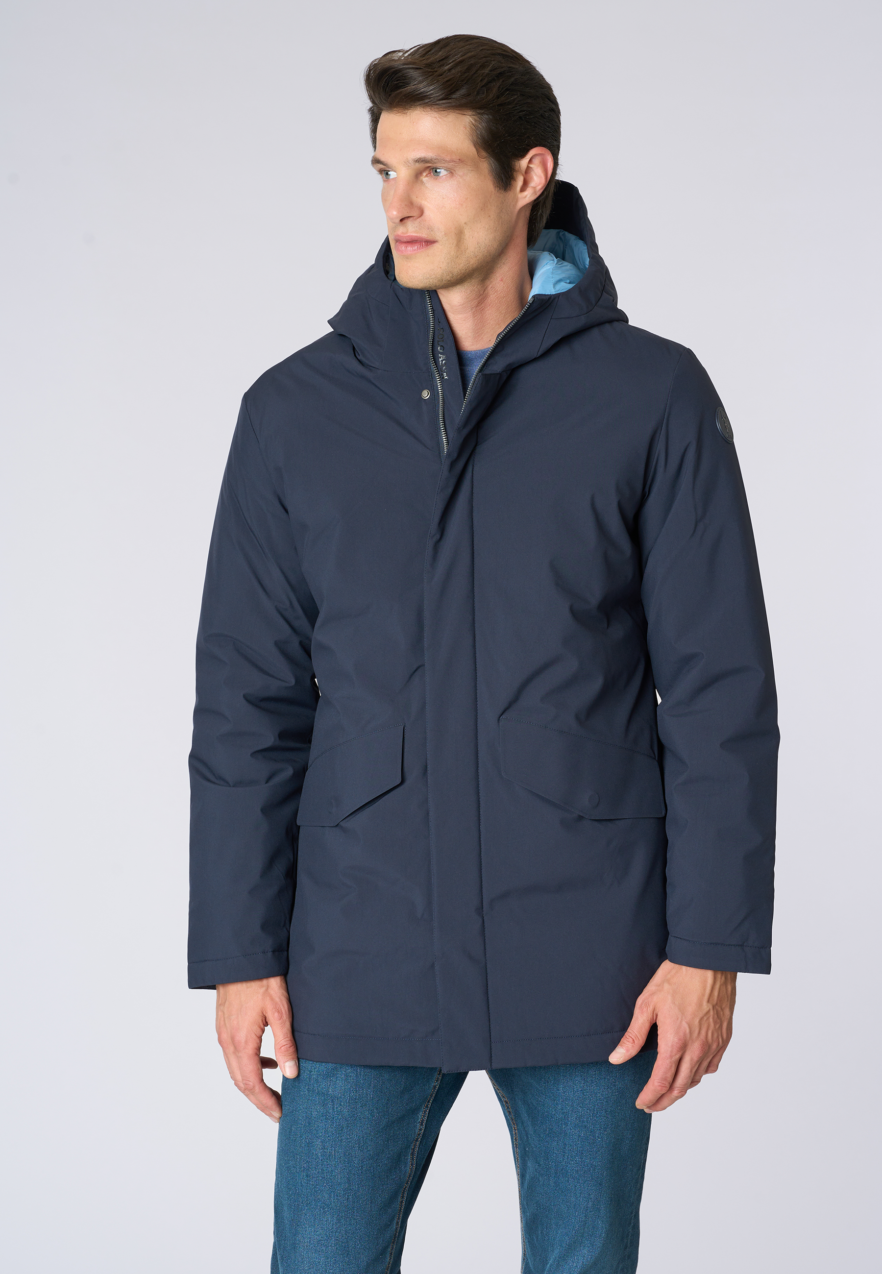 Parka imbottito con cappuccio