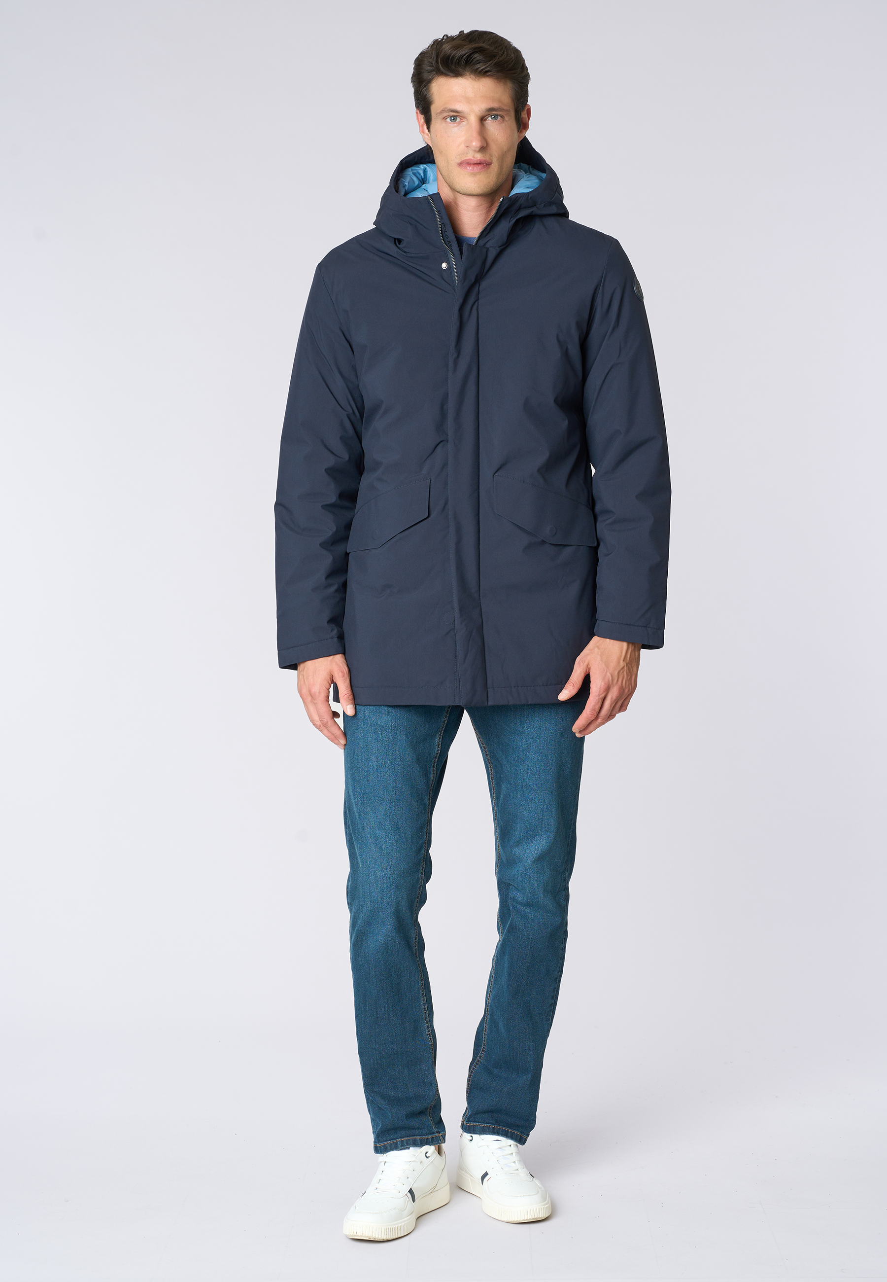 Parka imbottito con cappuccio