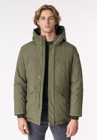 Parka imbottito con cappuccio