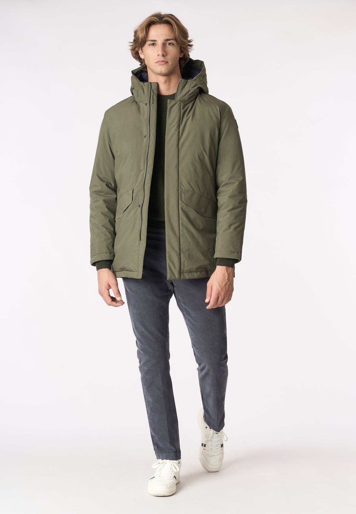 Parka imbottito con cappuccio