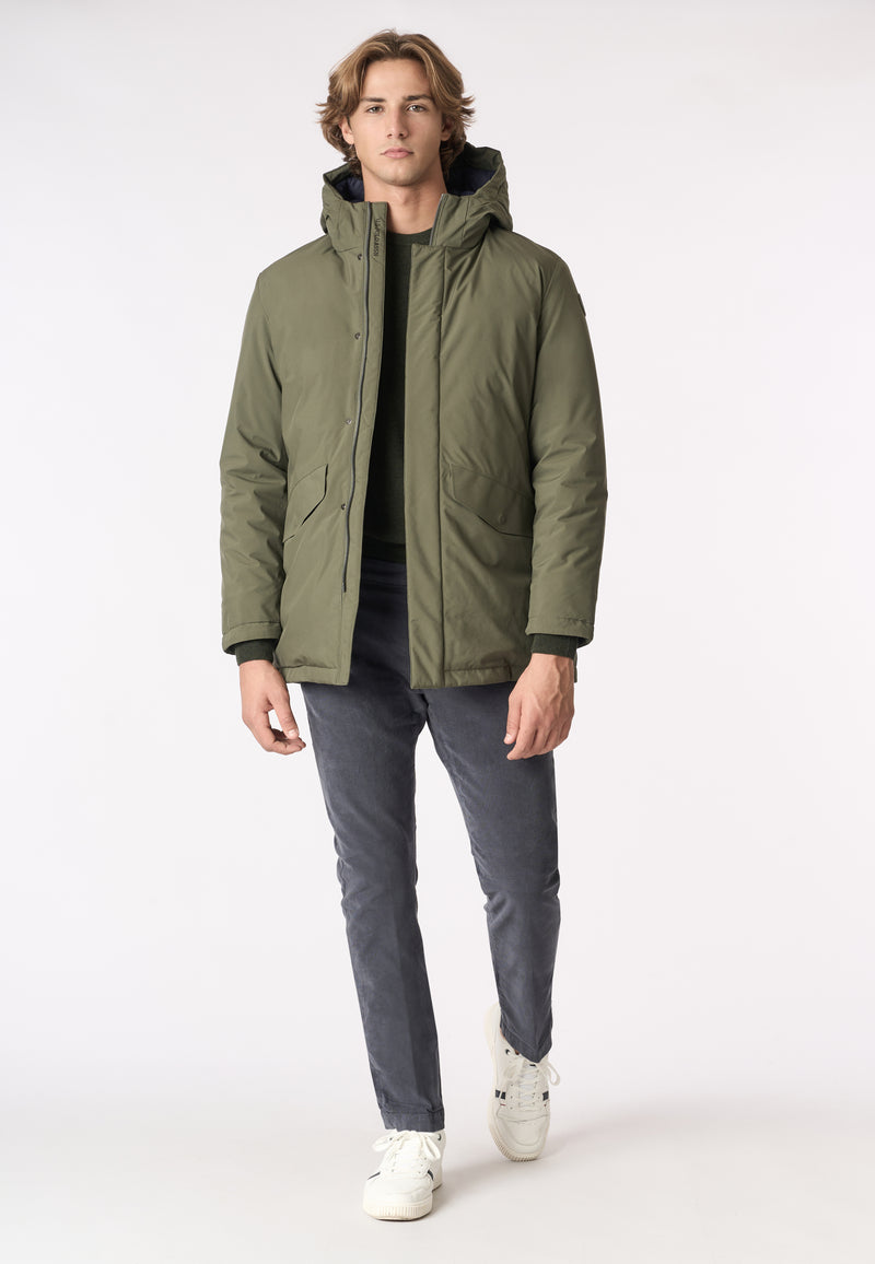 Parka imbottito con cappuccio