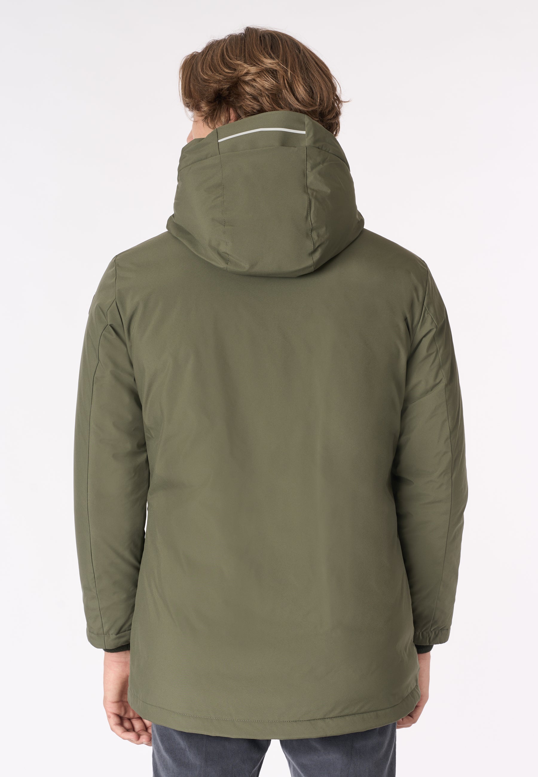 Parka imbottito con cappuccio