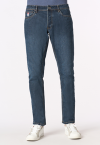 Pantalone denim cinque tasche slim fit